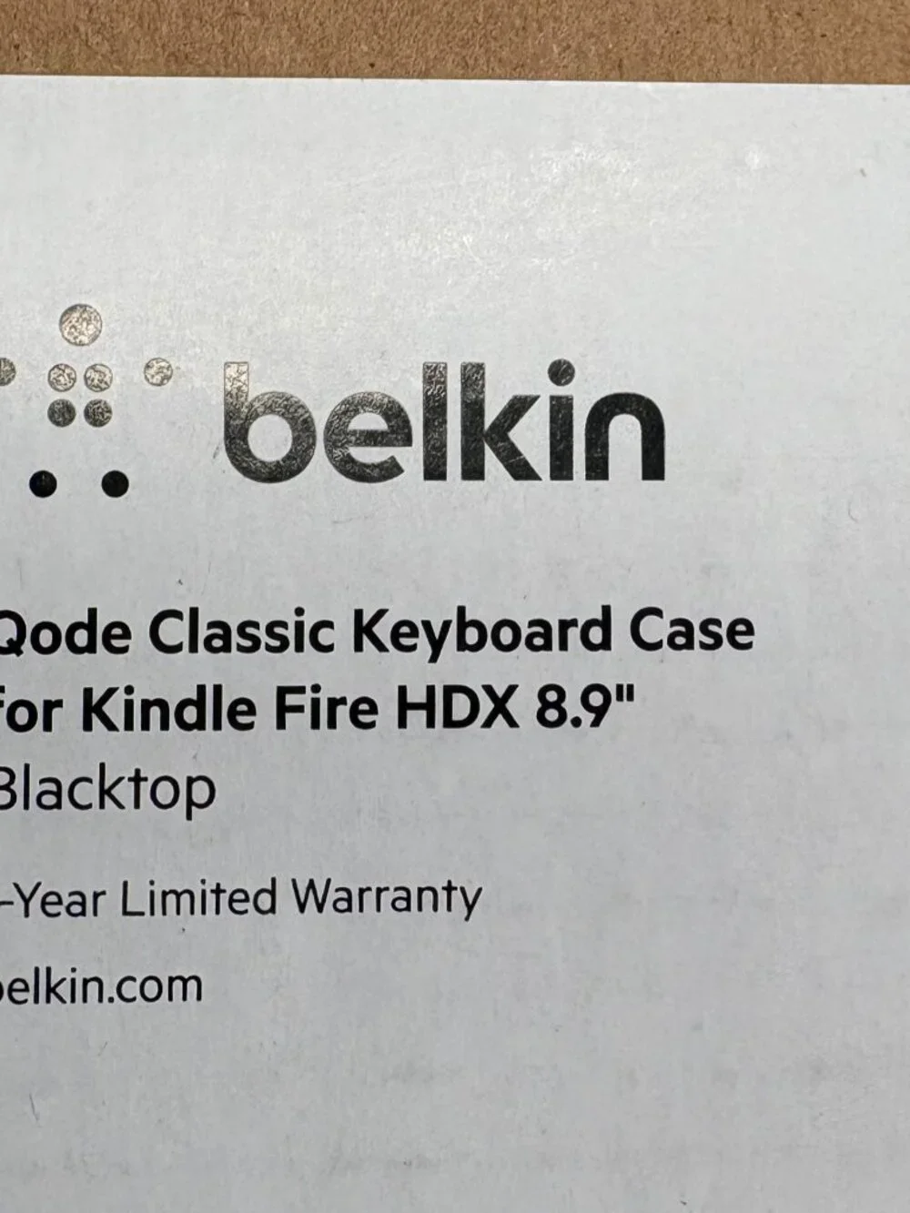 Belkin QODE Keyboard with Case for Kindle Fire HD and HDX 7